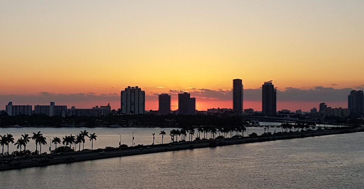 sunrise miami beach nature miami florida skyline miami beach usa vacations to travel mood romance