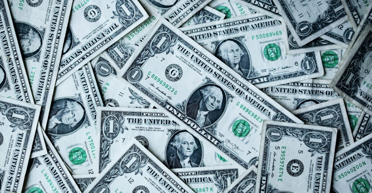 U S A dollar banknotes
