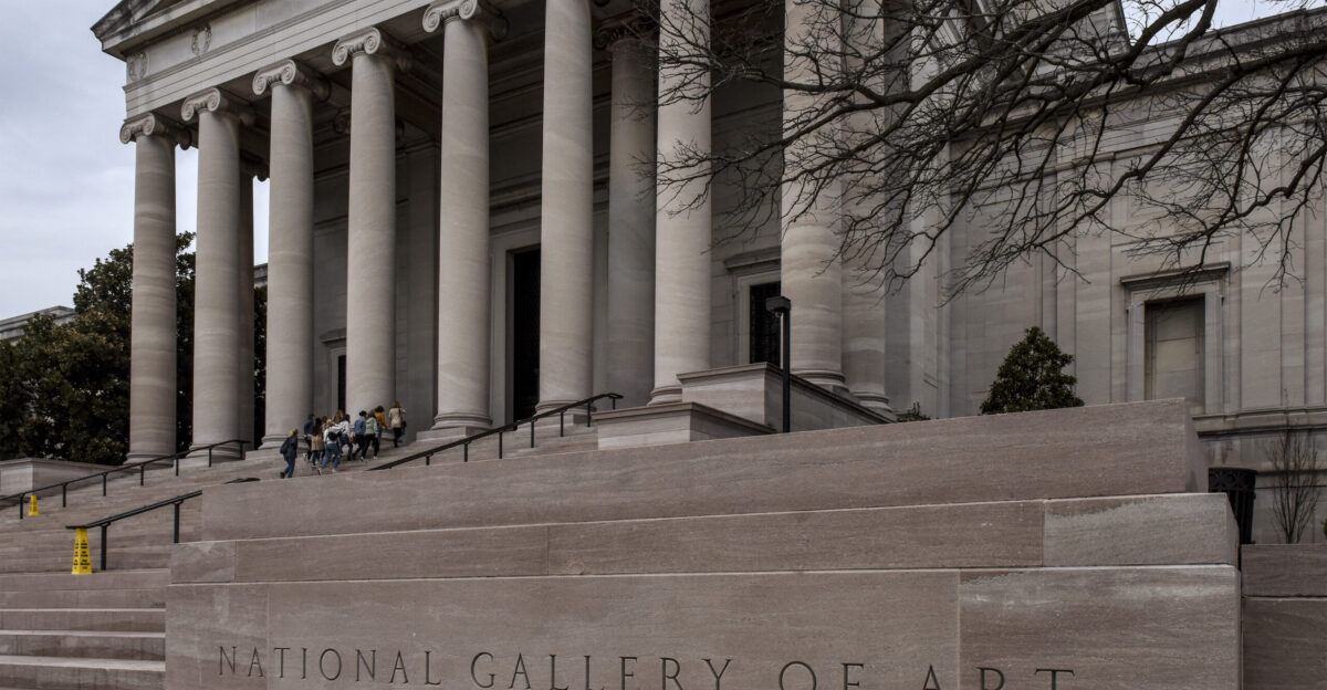 The National Gallery of Art which is closing is full of images