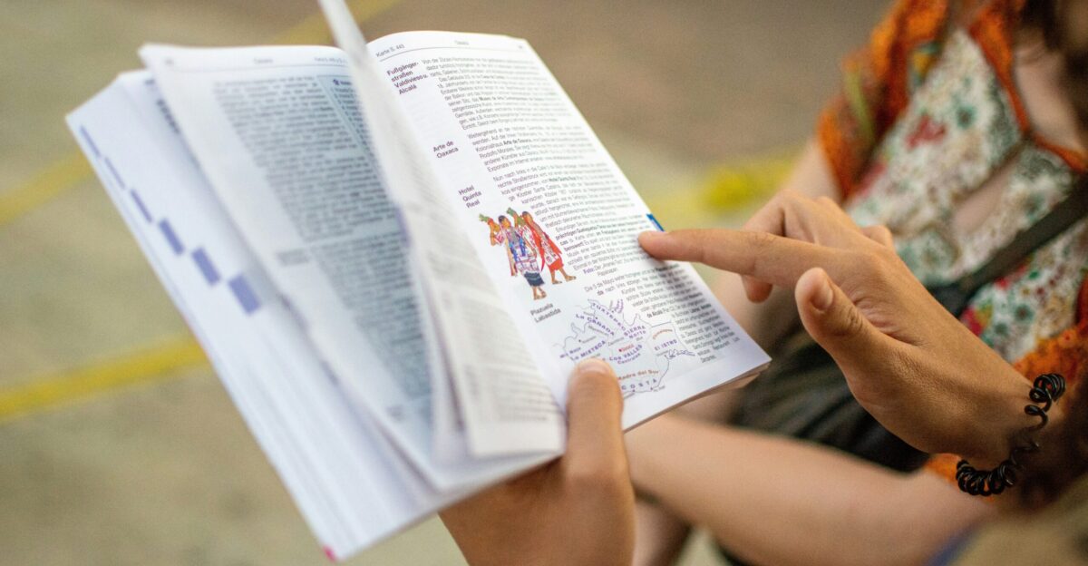 reading book