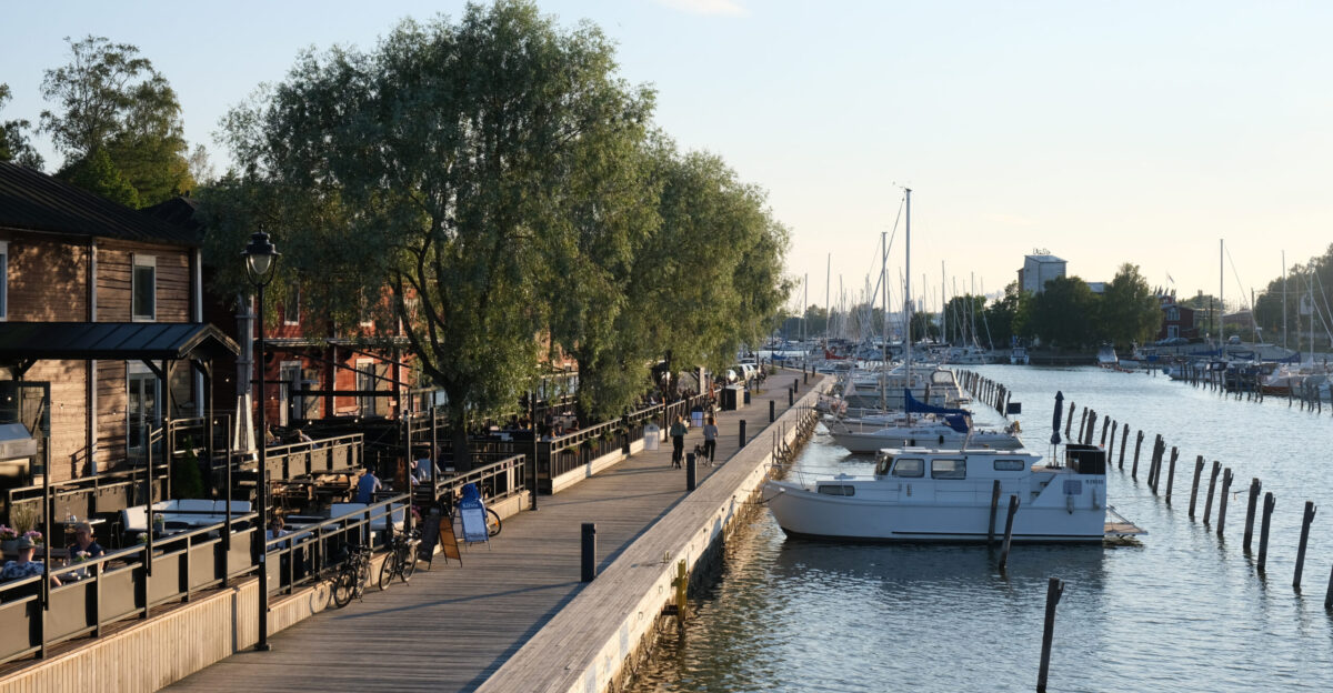 Uusikaupunki canal Finland