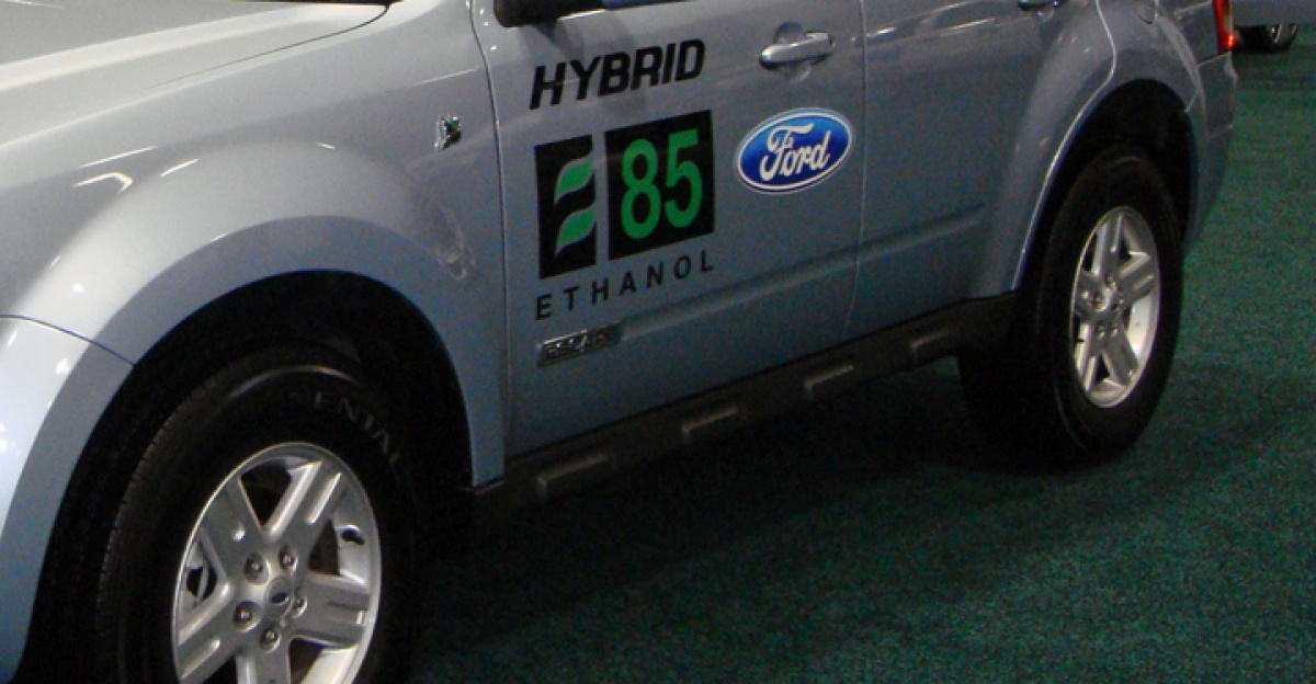Ford Escape E85 Flexible-fuel Hybrid at the 2010 Washington Auto Show