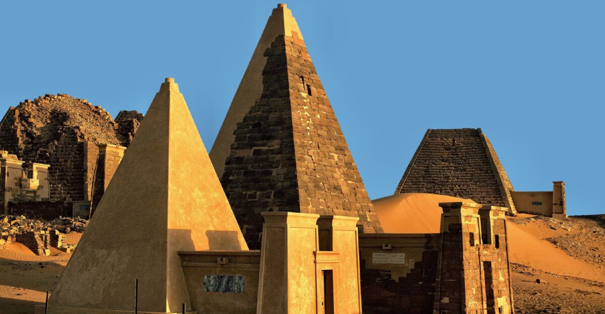 Nubia Pyramids Final resting tombs and pyramids at Meroe Kingdom