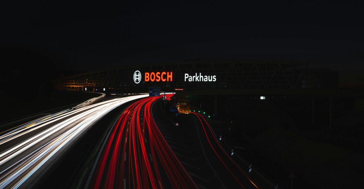time-lapse photography vehicle lights