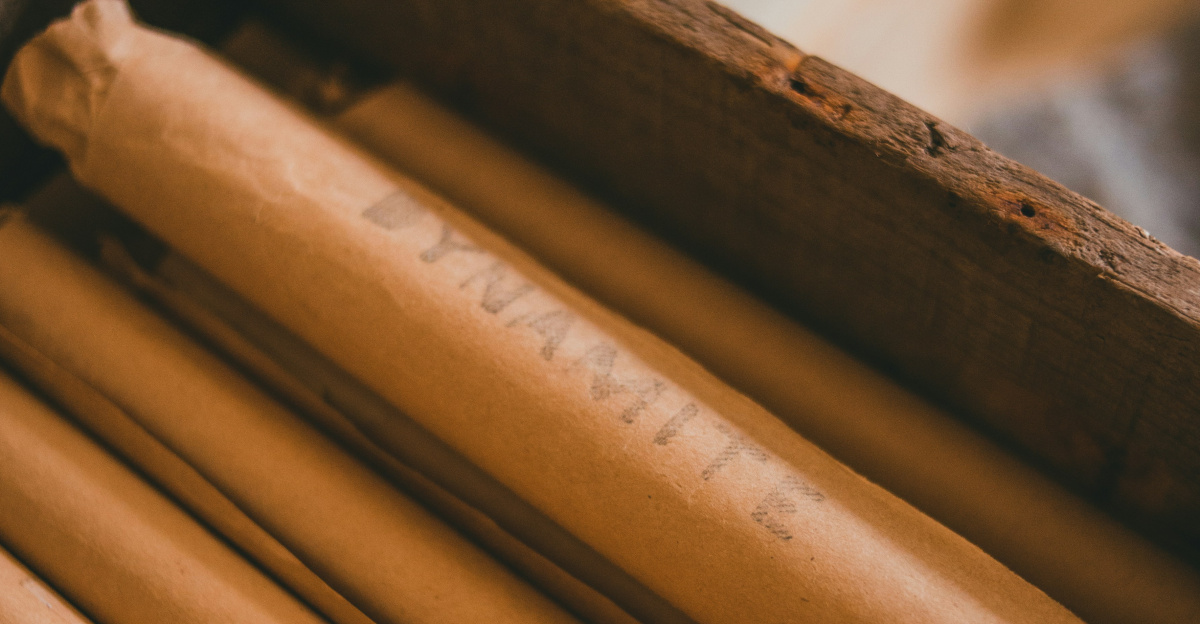 brown wooden sticks in brown box