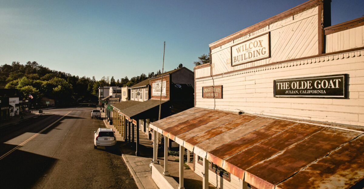 a road with a building along it