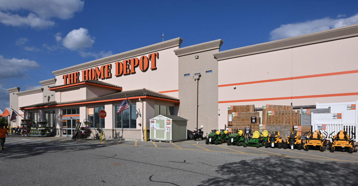 The Home Depot home improvement store at the Vista palms strip mall 7007 Narcoossee Rd Orlando Florida 32822